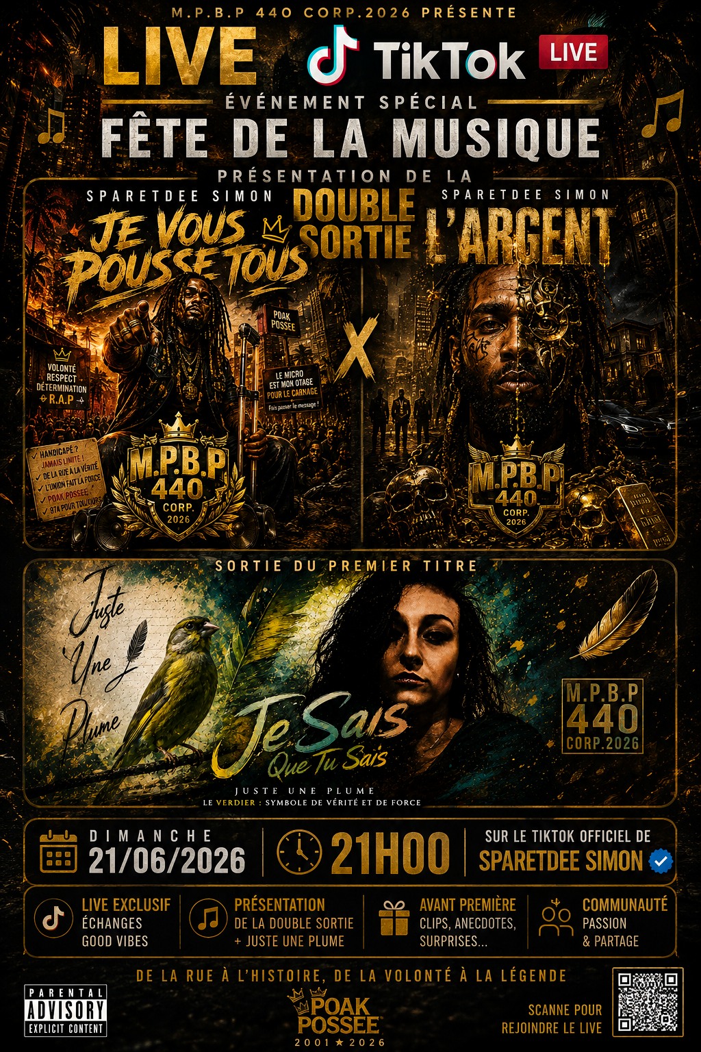 Live TikTok Fête de la musique