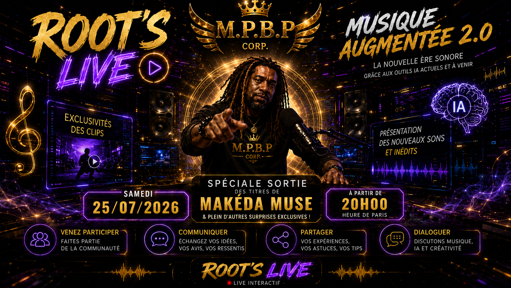 Root's Live — spéciale sorties de Makéda Muse